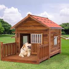 Luxury Barn-Style Wooden Dog House